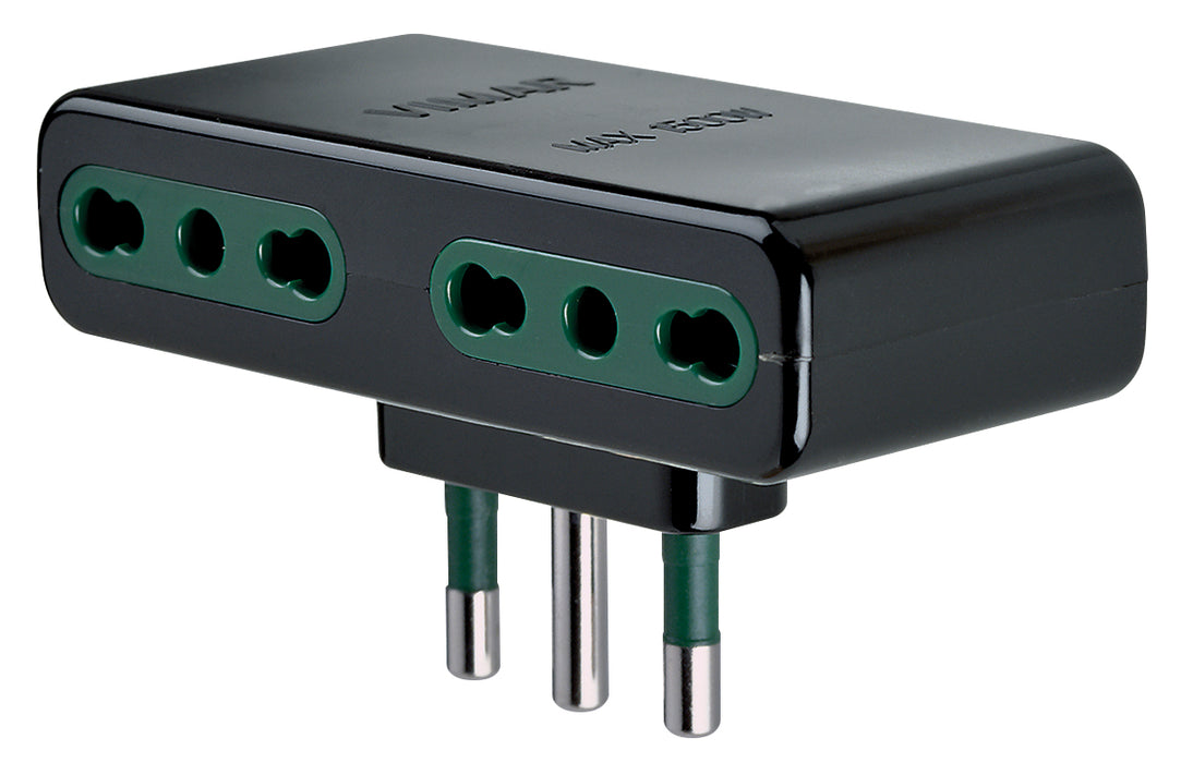 Vimar 01165 - Adattatore mult. S17+4P17/11 nero