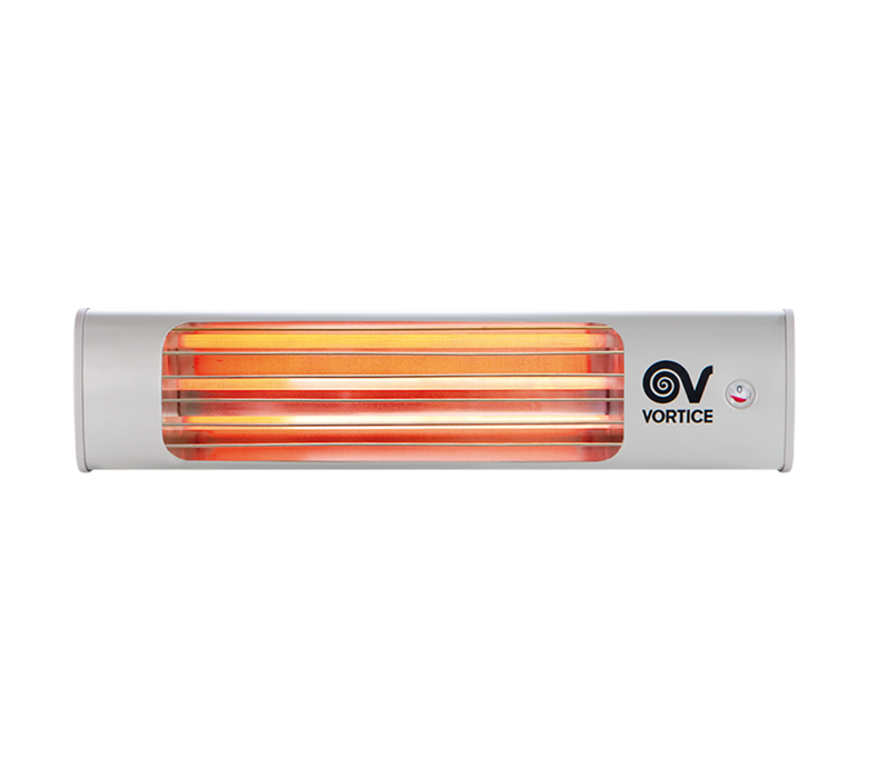 Vortice 70015 - LAMPADA A RAGGI INFRAROSSI DA INSTALLAZIONE THERMOLOGIKA BIANCA