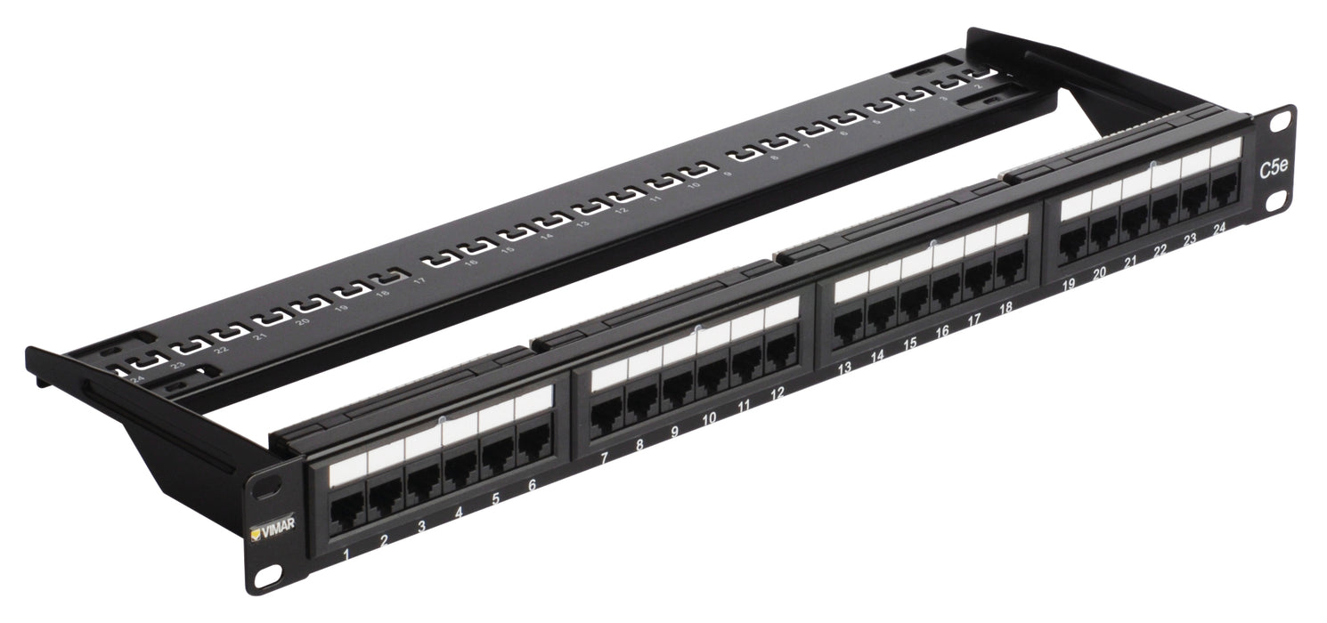 Vimar 03024.4 - Net Safe Pannello 24 RJ45 Cat5e UTP 1u