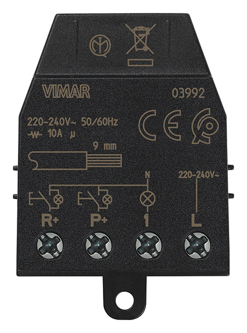 Vimar 03992 - MODULO RELÈ AD IMP. CON RESET QUID 10A