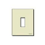 Vimar 08605.A - Serie 8000 Placca 1M resina scatto avorio