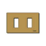 Vimar 08636.BR - Serie 8000 Placca 2M allum. scatto bronzo