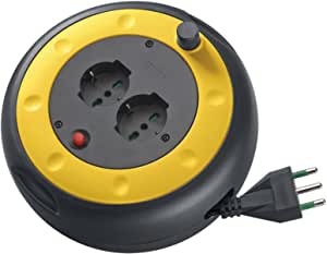 Vimar 0P32710 - Avvolgicavo 16A 2 uscite universali 5m
