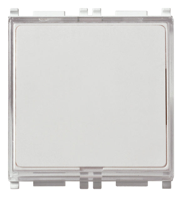 Vimar 14050 - Plana Pulsante targhetta 1P NO 10A 250V bianco