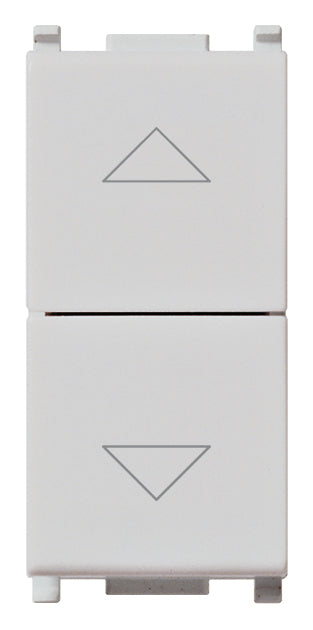 Vimar 14062.SL - Plana Silver Due pulsanti interbl.1P NO+NO10A Silver