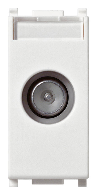 Vimar 14300.10 - Plana Presa TV-RD-SAT passante bianco