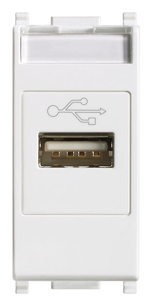 Vimar 14345 - Plana Presa USB bianco