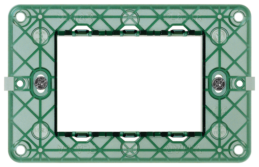 14613 - Plana Supporto 3 Moduli con viti