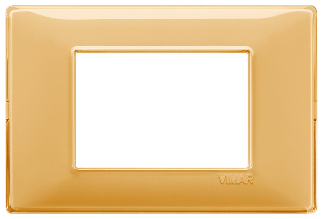 Vimar 14653.43 - Plana Placca 3M Reflex ambra