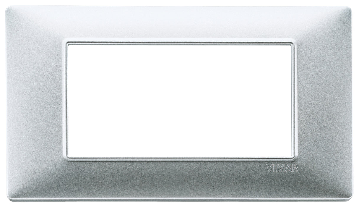Vimar 14654.20 - Plana Placca 4M argento opaco