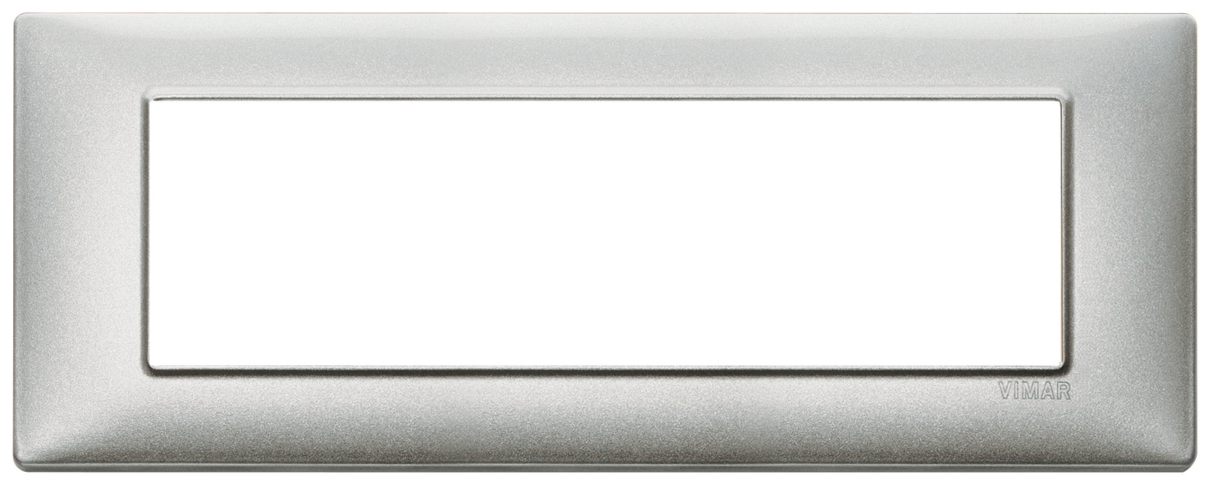Vimar 14657.71 - Plana Placca 7M argento metallizzato