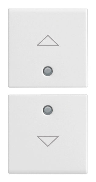 Vimar 14751.2 - Due mezzi tasti 1M simboli frecce bianco