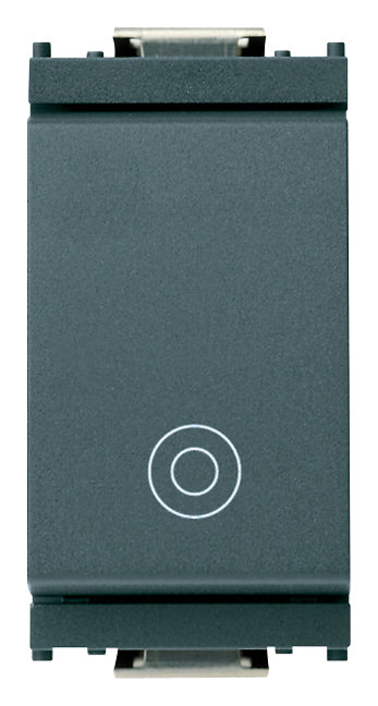 16080 - Idea Pulsante 1P NO 10A generico grigio