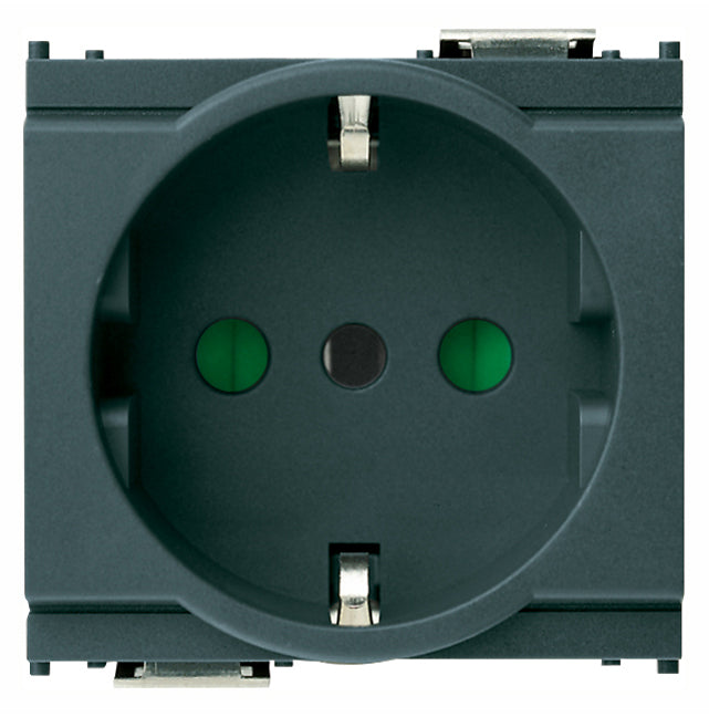 Vimar 16209 - Idea Presa 2P+T 16A P30 grigio