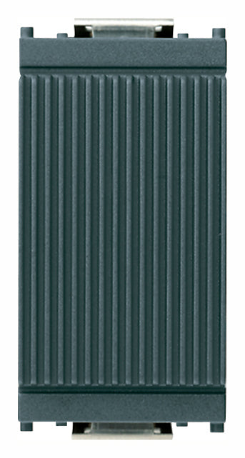 Vimar 16540 - Idea Copriforo fronte rigato grigio