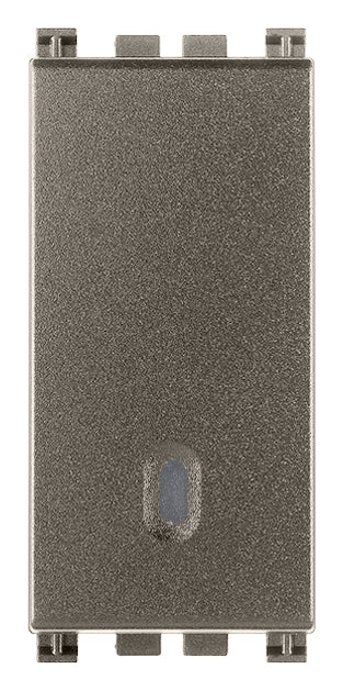 Vimar 19008.M - Pulsante 1P NO 10A Metal