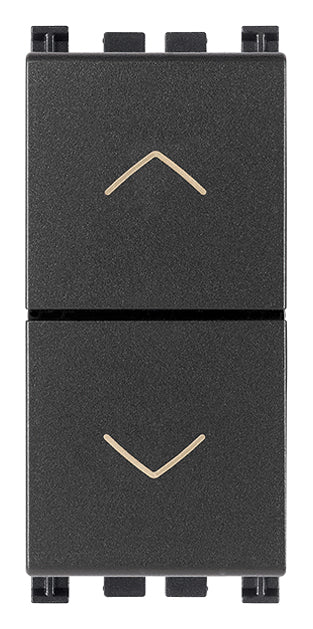Vimar 19062 - Ark Due pulsanti interbloccatiNO+NO 10A grigio