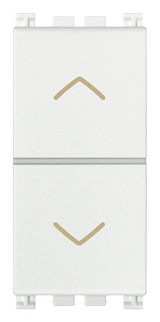 Vimar 19062.B - Ark bianca Due pulsanti interbloccatiNO+NO 10A bianco