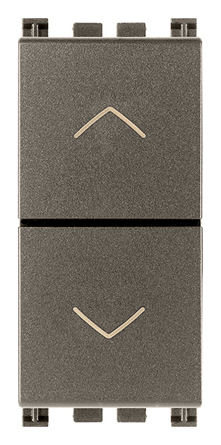Vimar 19062.M - Due pulsanti interbloccati NO+NO 10A Metal