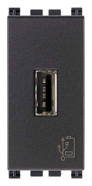 Vimar 19292 - Ark Unit alimentazione USB 5V1‚5A 1M grigio
