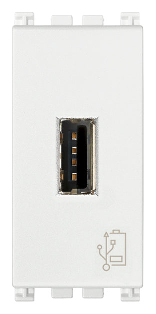 Vimar 19292.B - Ark bianca Unit alimentazione USB 5V1‚5A 1M bianco