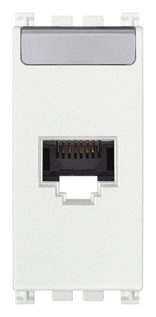 Vimar 19339.11.B - Net Safe Presa RJ45 Netsafe Cat5e UTP bianco