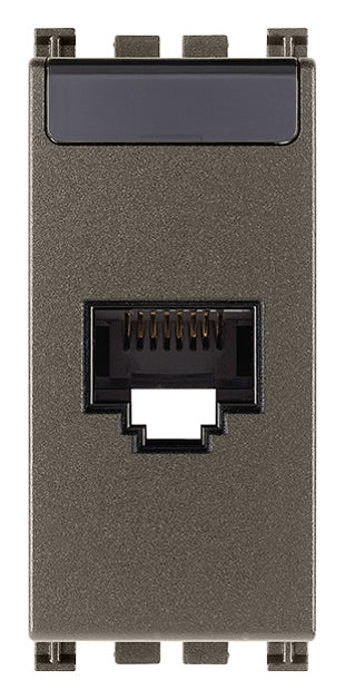 Vimar 19339.11.M - Presa RJ45 Netsafe Cat5e UTP Metal