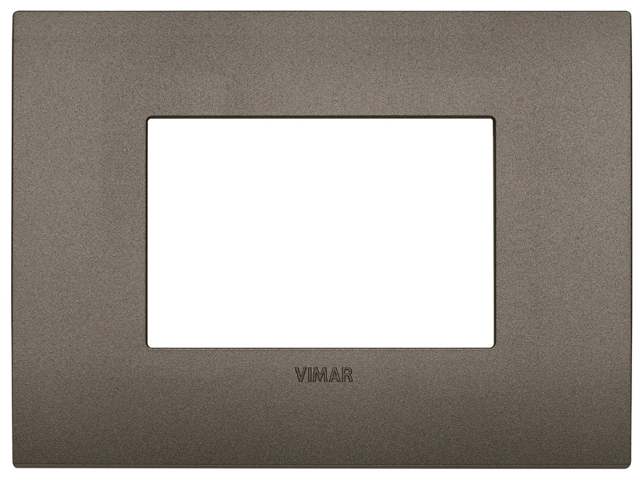 Vimar 19653.80 - Placca Classic 3M Metal