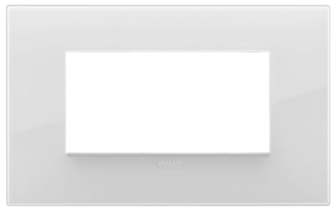 Vimar 19654.B66 - Ark bianca Placca Classic 4M Reflex ghiaccio t.look