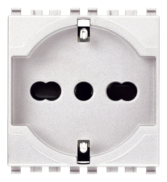 Vimar 20210.B - Eikon bianca Presa 2P+T 16A universale bianco