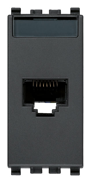 Vimar 20339.11 - Net Safe Presa RJ45 Netsafe Cat5e UTP grigio