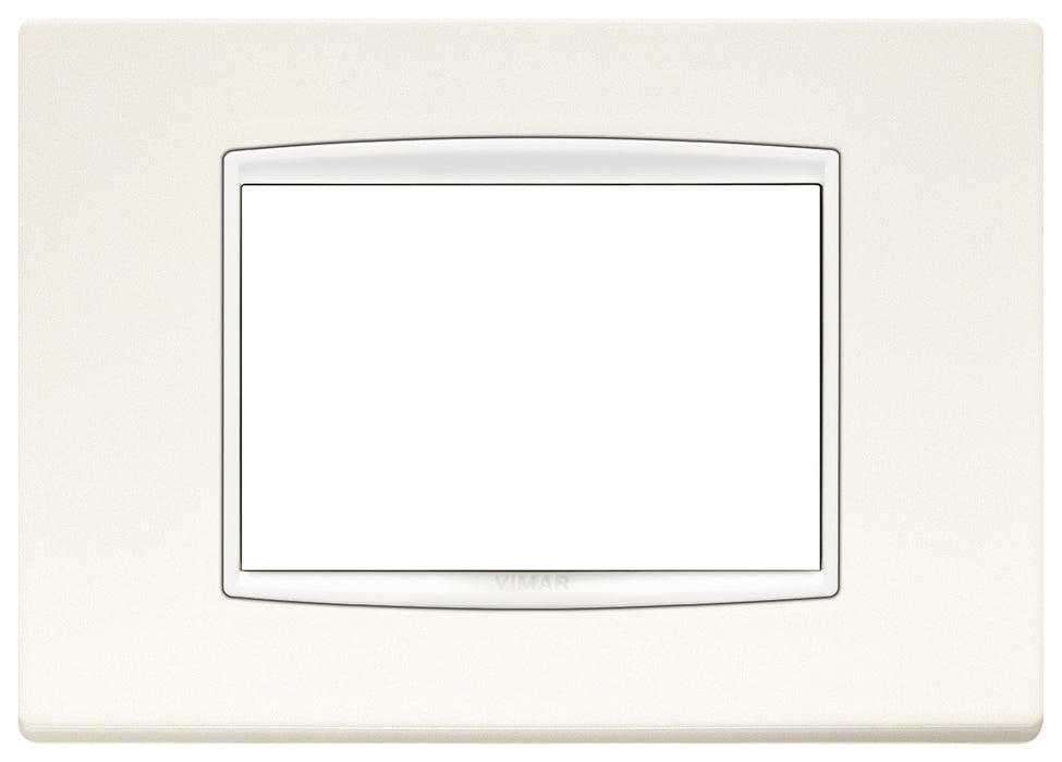 Vimar 20653.B01 - Eikon bianca Placca Classic 3M bianco artico