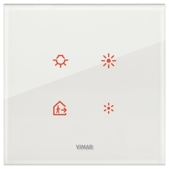 21662.70 - Eikon TACTIL Placca 2M bianco diamante