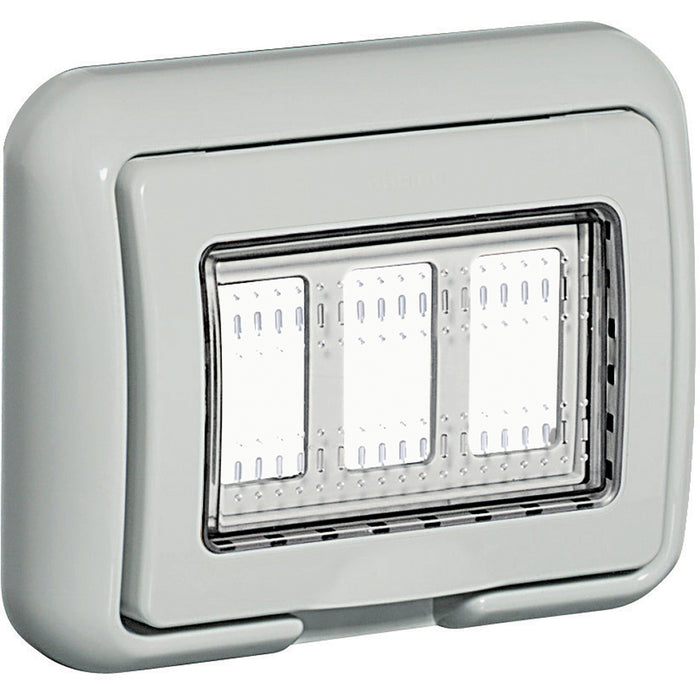BTicino 25603 - idrobox matix - coperchio IP55 3P grigio