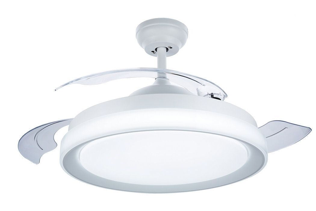 Philips 27908700 - Philips Atlas ventilatore lampada da soffitto‚ AC DC 35W+28W‚3000-4000-5500k‚ Bianco‚ Reversibile‚ Wireless control