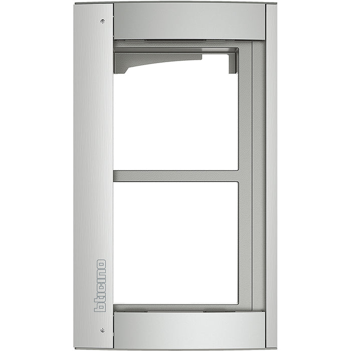 BTicino 350221 - supporto 2 moduli allmetal
