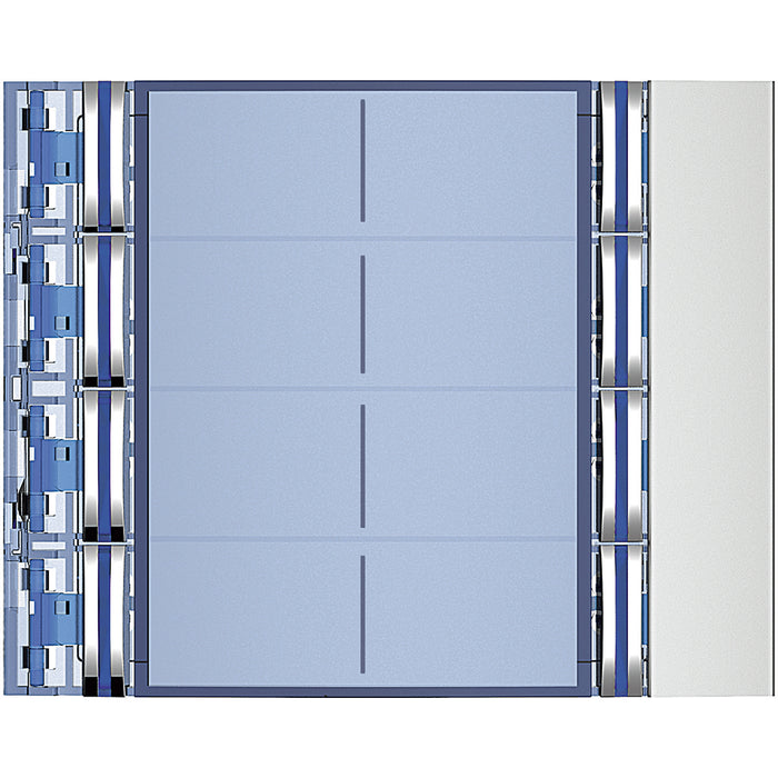 BTicino 352181 - frontale 8 pulsanti doppia fila allmetal