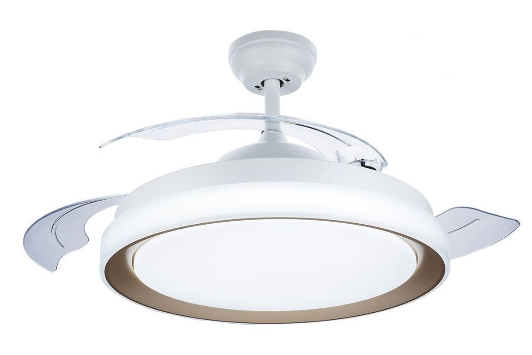 40853100 - Philips Bliss ventilatore lamapada da soffitto‚ AC DC 45W+35W‚ 3000-4000-5500K‚ Oro‚ Reversibile‚ wirless control