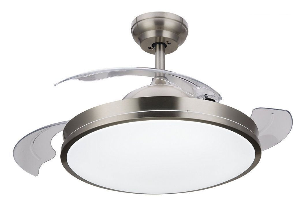 40855500 - Philips Bliss ventilatore lamapada da soffitto‚ AC DC 45W+35W‚ 3000-4000-5500K‚ Nickel‚ Reversibile‚ wirless control