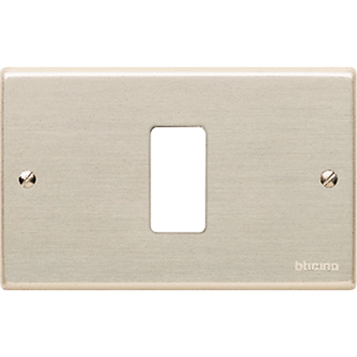 BTicino 503/1 - magic - placca con viti a 1 posto oxidal