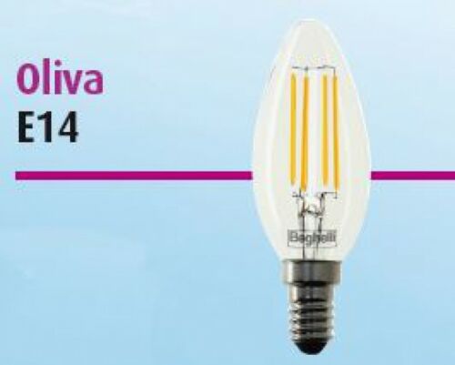 Beghelli 56478 - Zafiro LED Naturale Oliva 470L 5WE14 2K7