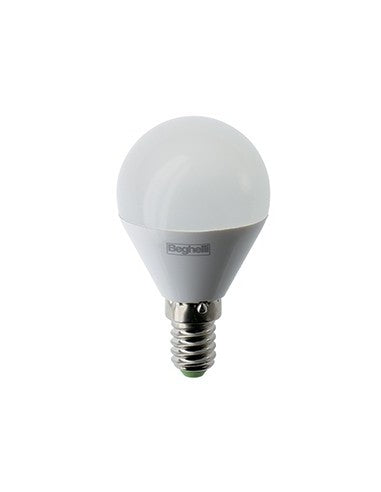 Beghelli 56872 - Lampadina sfera LED 6500K 700lm E14 7W 45x80mm