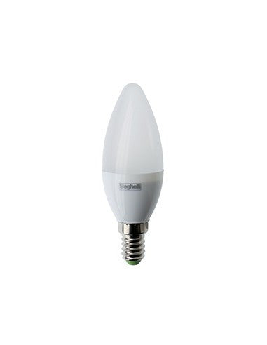 Beghelli 56978 - Lampadina oliva LED 4000K 700lm E14 7W 38x112mm