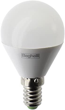 Beghelli 56986 - Lampada a sfera Saving Led 5W E14 4000k