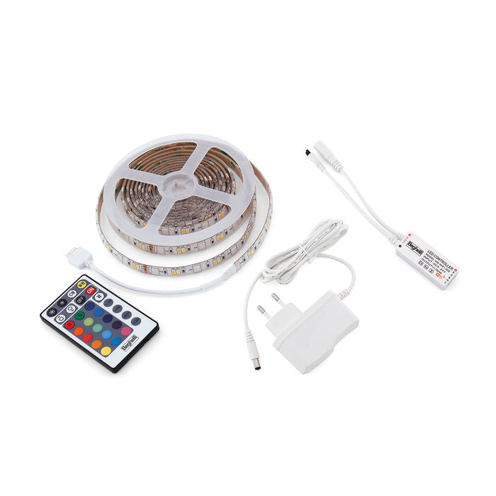 Beghelli 60002 - Striscia / Strip Led Wi-Fi Beghelli RGB+White 5m 12w Ip44
