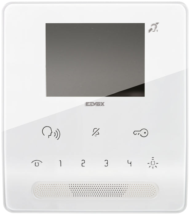 Vimar 7539 - Videocitofono Tab Free due fili vivavoce bianco
