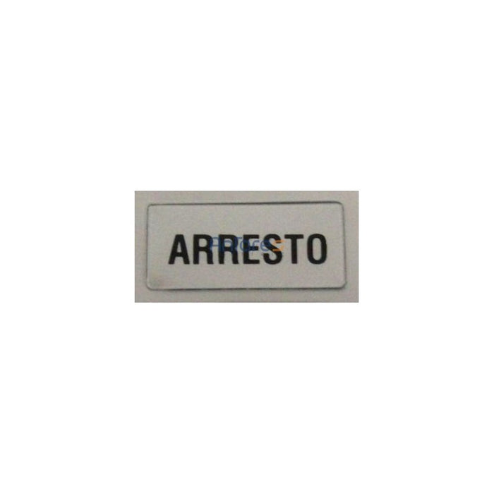 Lovato 8LM2TAI212 - Etichetta con testo per portaetichetta lpx au100‚ arresto