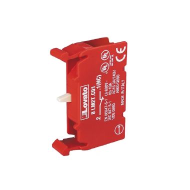 Lovato 8LM2TC01 - Elemento di contatto 22mm serie 8lm‚ nc. Attacchi a vite