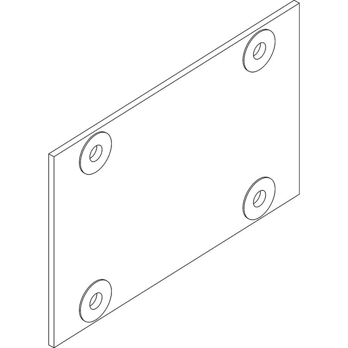 BTicino 91874P - mas HDX - piastra piana affiancamento