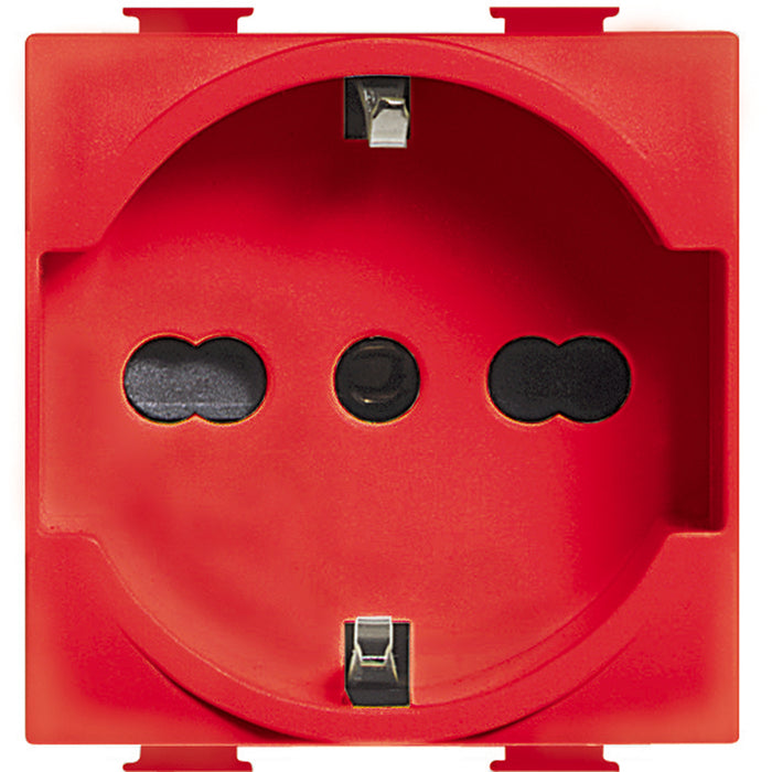 BTicino A5440/16R - matix magic - presa tedesca/italiana rossa